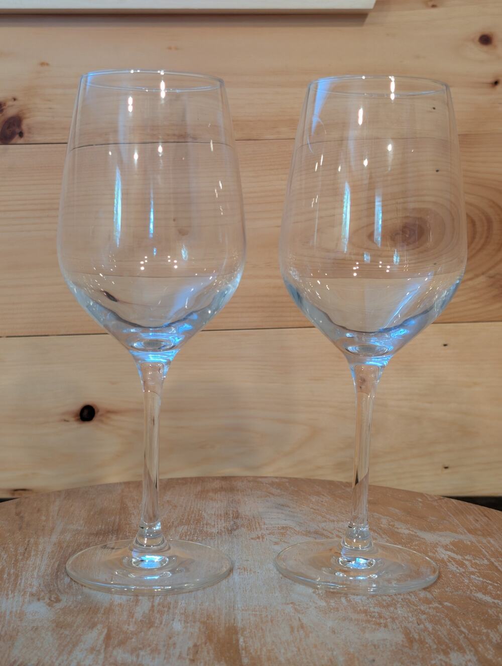 Set of 2 Stölzle Lausitz Crystal Wine Glasses 8.625" - Clear Stemware Lead Free